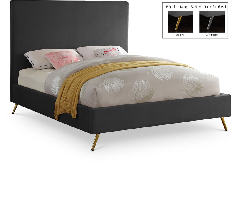 Jasmine Velvet Upholstered Bed