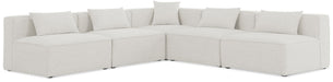 Cube 108" Fabric Upholstered 5pc Modular Sectional