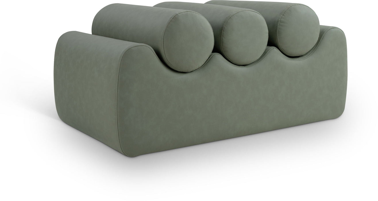 Rumble Vegan Leather Upholstered Bench