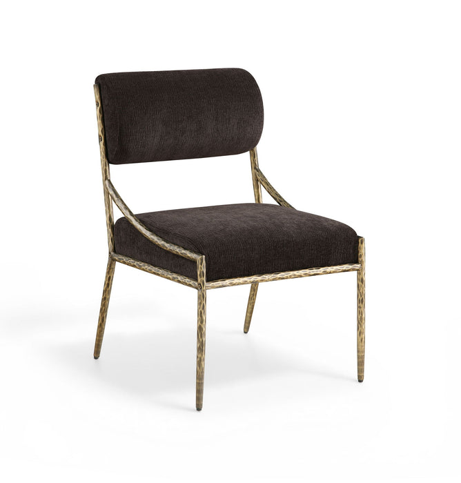Bastille Chenille Fabric Upholstered Dining Side Chair