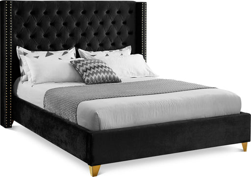 Barolo Velvet Upholstered Bed