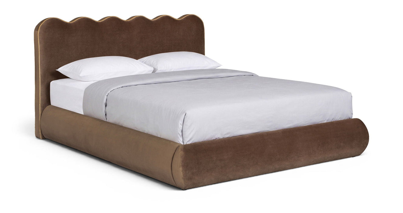 Cama tapizada de terciopelo Tempo