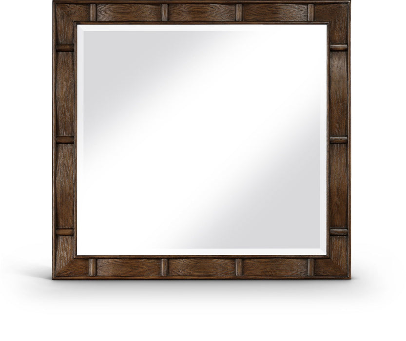 Espejo con enchapado de roble Weave (36" an. x 38" al.)