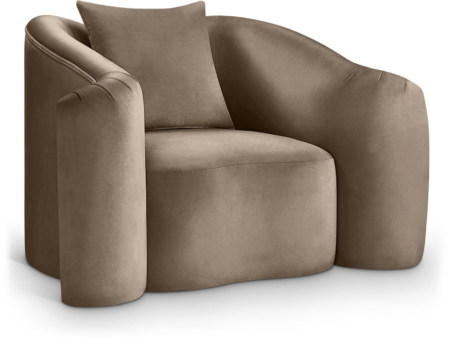 Destin Velvet Upholstered Accent Chair