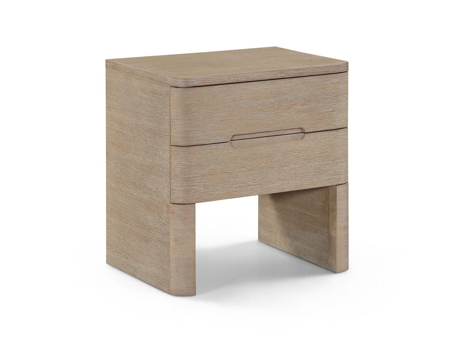Caswell 24" Oak Veneer And Solid Wood Nightstand