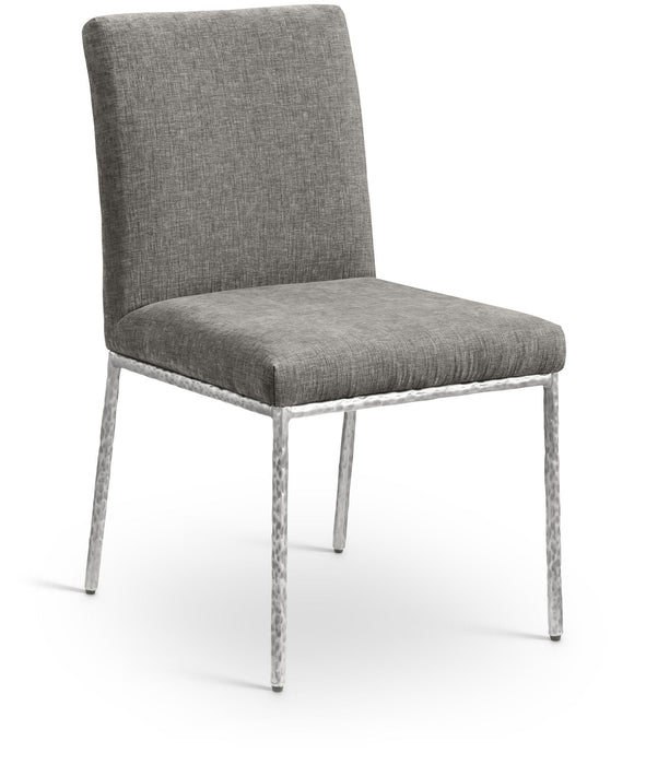 Reeves Chenille Fabric Upholstered Dining Side Chair