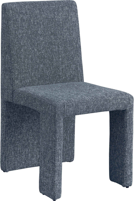 Benson Linen Textured Fabric Upholstered Dining Chair