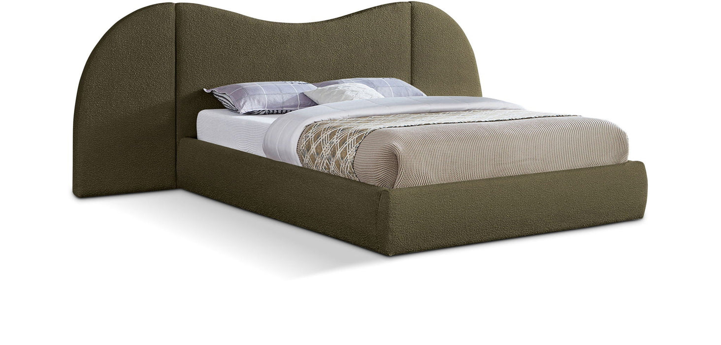 Everest Boucle Fabric Upholstered Bed
