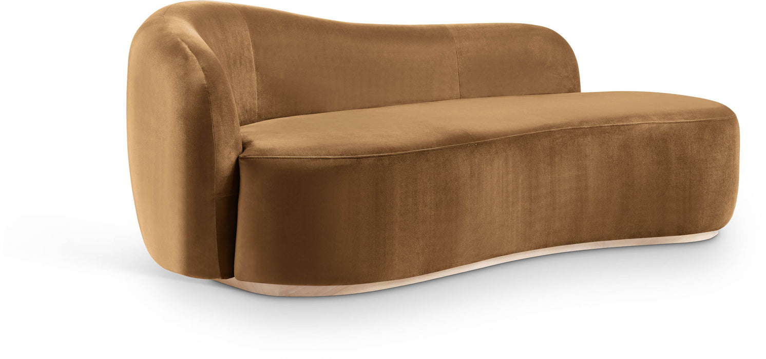 Gustavo Velvet Upholstered Chaise Lounge