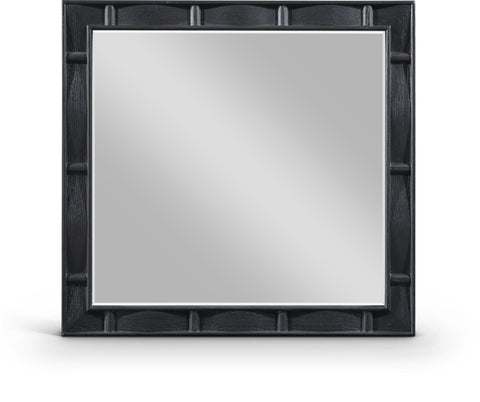 Weave 36" W X 38" H Oak Veneer Mirror