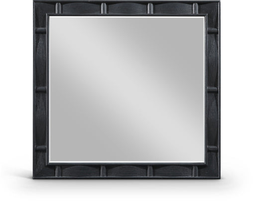 Weave 36" W X 38" H Oak Veneer Mirror