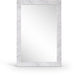Pavia 23.5" W X 36" H Genuine Marble Frame Mirror