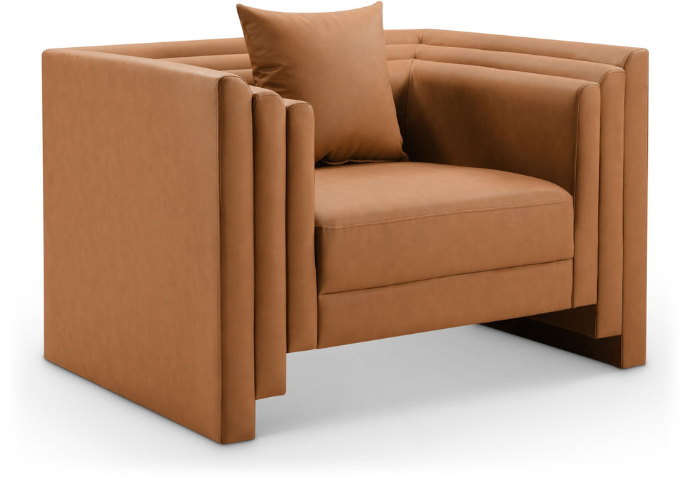 Everett Vegan Leather Upholstered Chair
