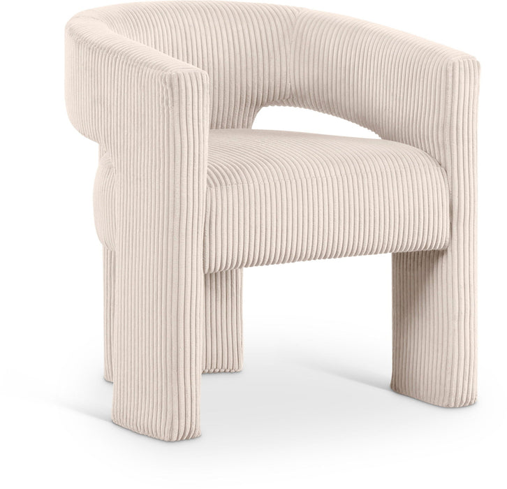 Riz Corduroy Upholstered Accent Chair / Dining Chair
