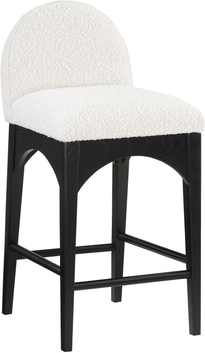 Waldorf Boucle Fabric Upholstered Counter Stool