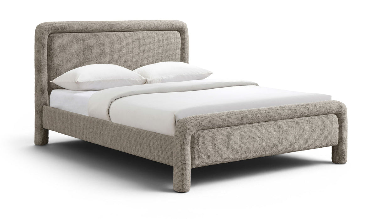 Baylor Fabric With Interwoven Chenille Upholstered Bed