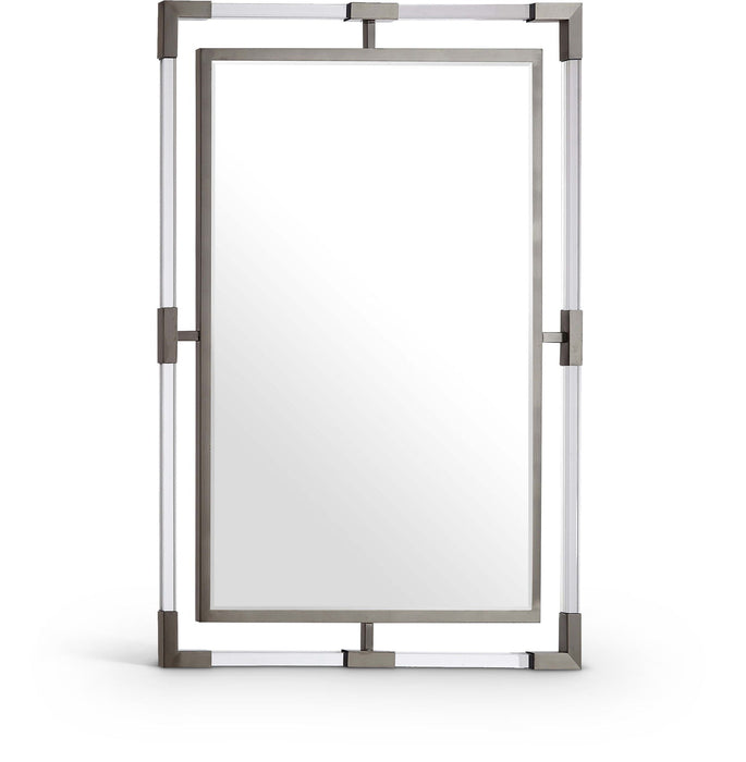 Ghost 28" W X 38" H Acrylic And Metal Frame Mirror