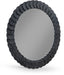 Revolve 40" W X 40" H Oak Veneer Mirror