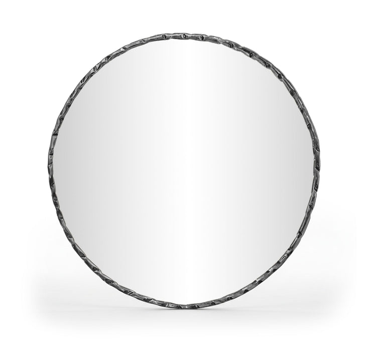 Hammer 36" W X 36" H Iron Frame Mirror