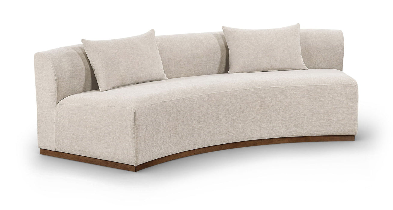 Avanti 104" Chenille Fabric Upholstered Sofa