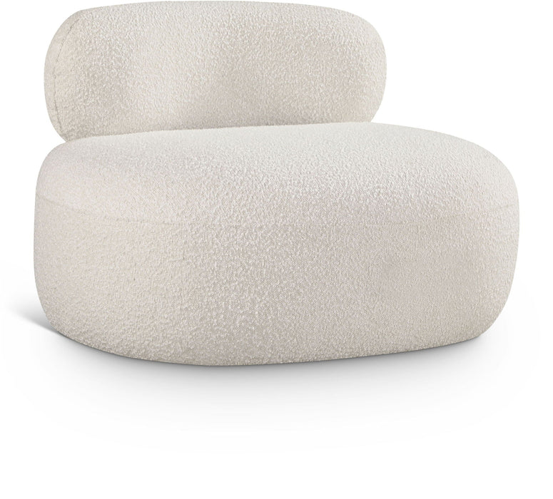 Venti Boucle Fabric Upholstered Living Room Chair