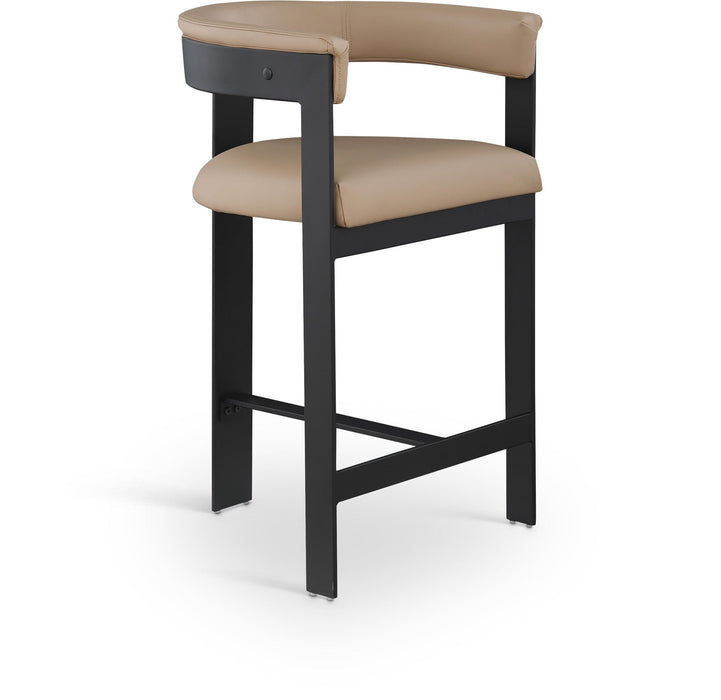 Romeo Vegan Leather Upholstered Counter Stool
