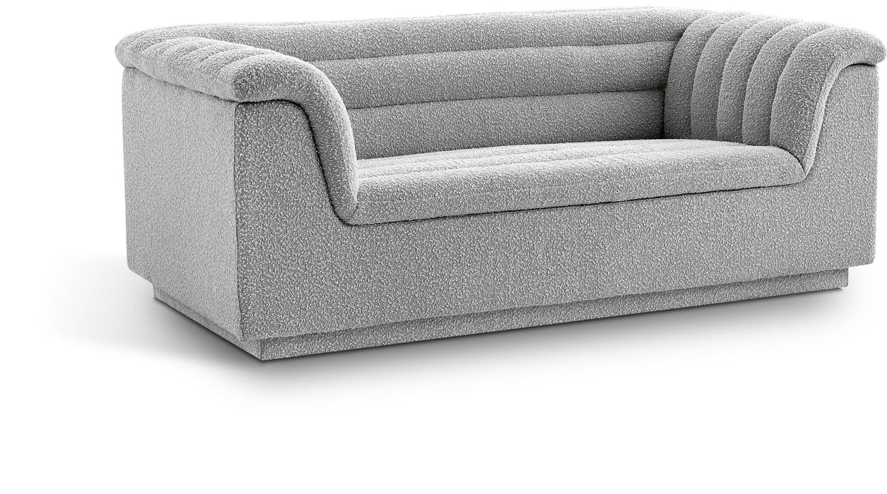 Cascade 72" Boucle Fabric Upholstered Loveseat