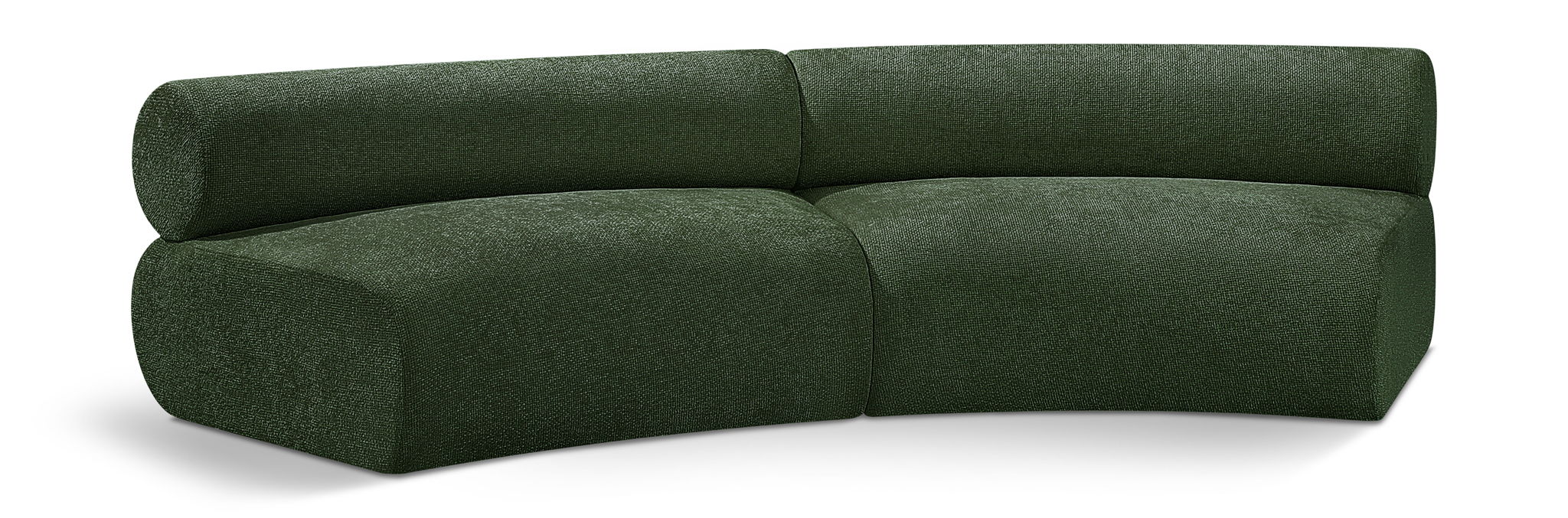 Bale 108" Chenille Fabric Upholstered 2 Pc. Modular Sectional