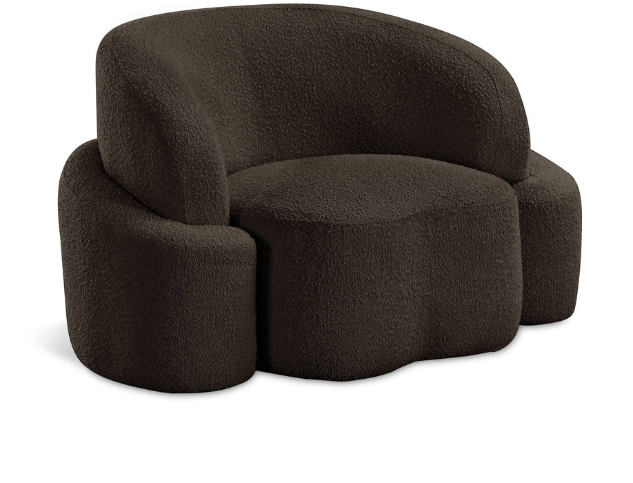Principessa Boucle Fabric Upholstered Chair