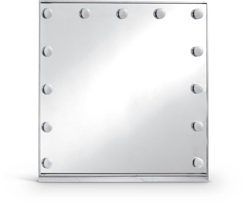 Hollywood 39.5" W X 31.5" H Lighted Mirror