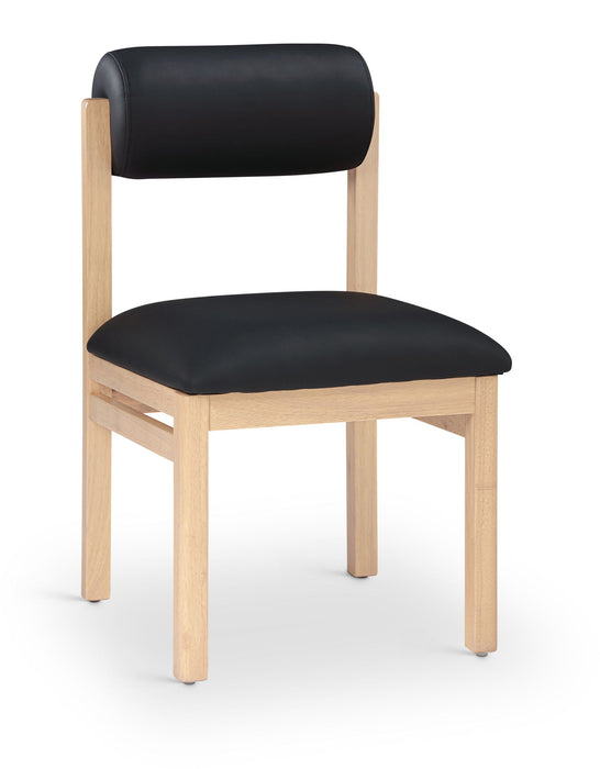 Roundhill Vegan Leather Upholstered Dining Chair
