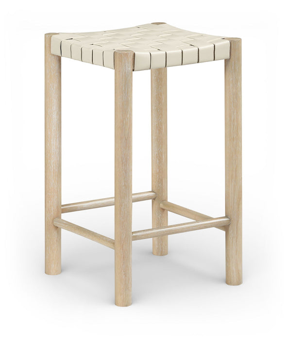 Entwine Vegan Leather Upholstered Counter Stool