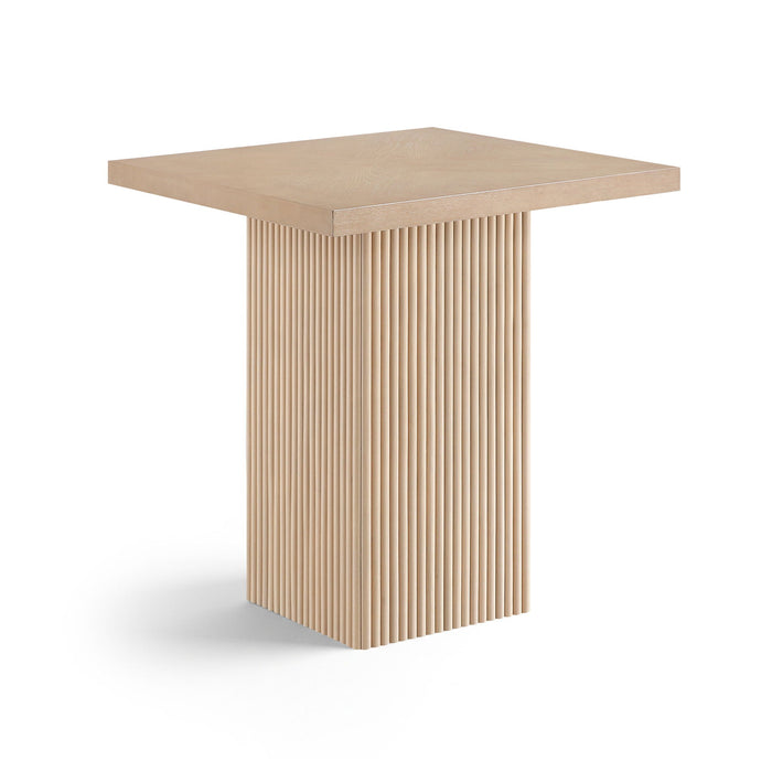 Belinda 32" Oak Veneer And Solid Wood Counter Height Table