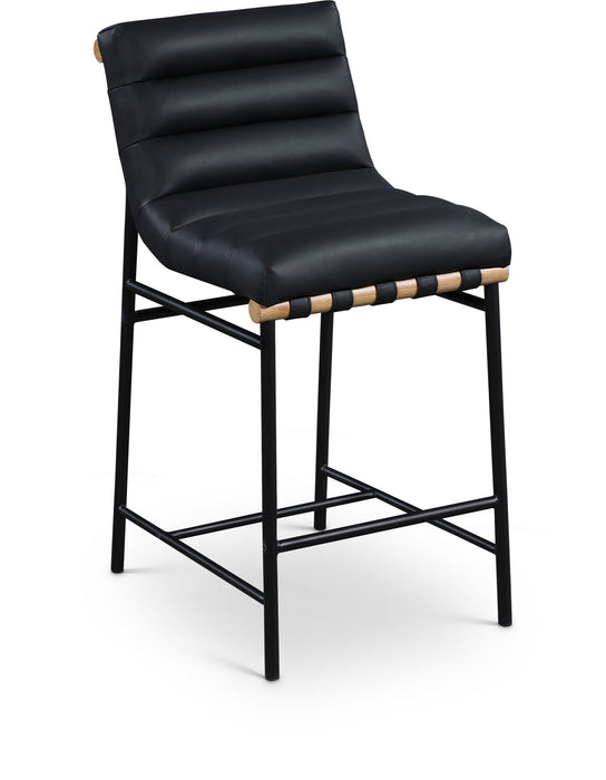Burke Boucle Fabric Upholstered Counter Stool