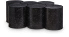 Dimple Terrazzo Pattern Iron Nesting 6pc. Modular Coffee Table