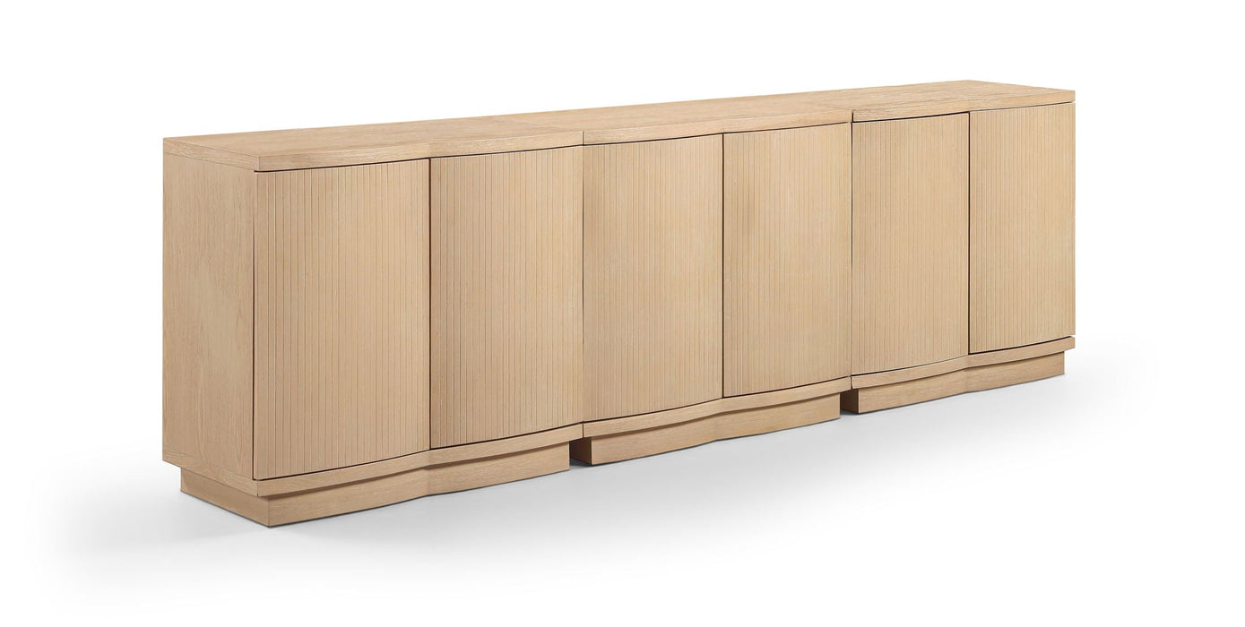 Aveline Oak Veneer 3pc. Sideboard / Buffet