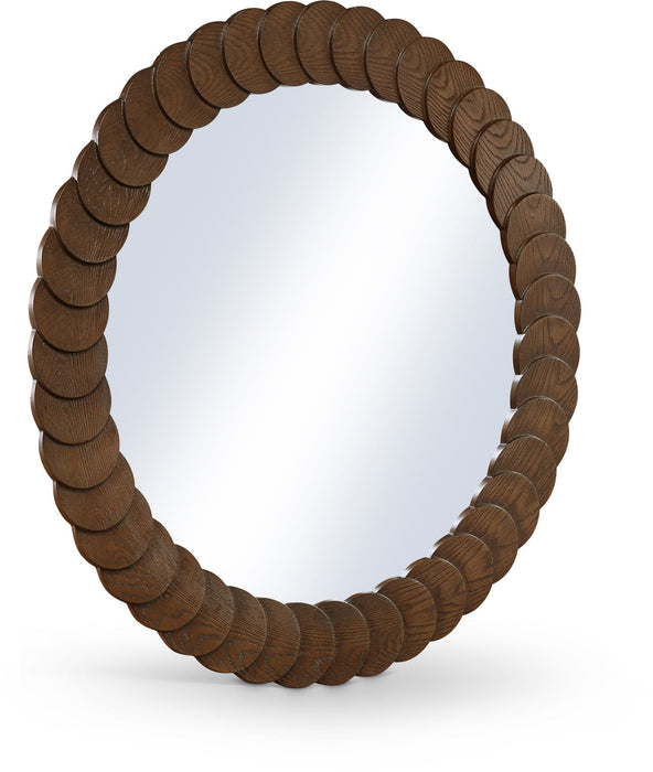 Espejo con enchapado de roble Revolve (40" an. x 40" al.)