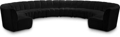 Infinity 178" Velvet Upholstered 10pc. Modular Sectional