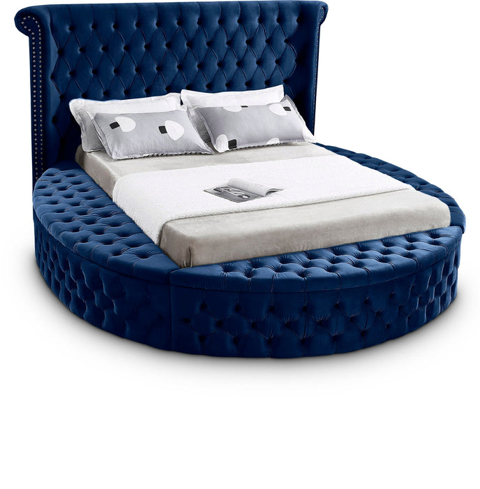 Luxus Velvet Upholstered Bed