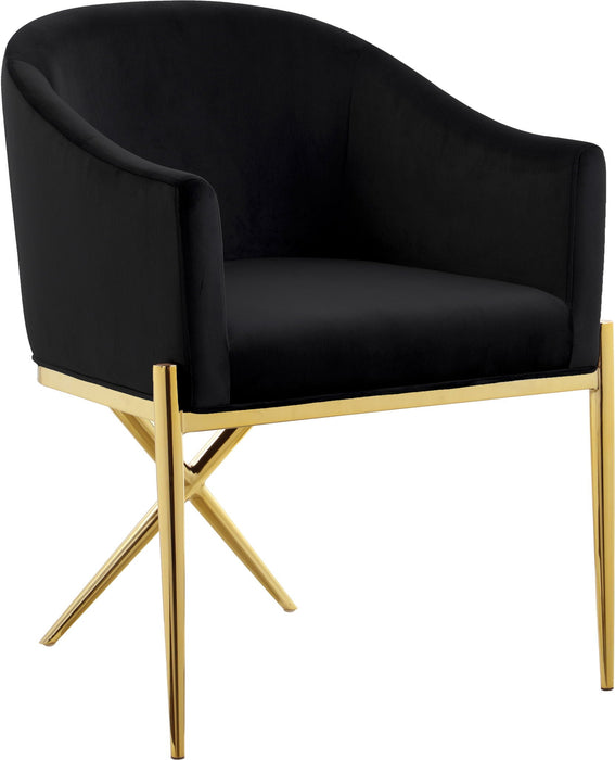 Xavier Velvet Upholstered Dining Chair