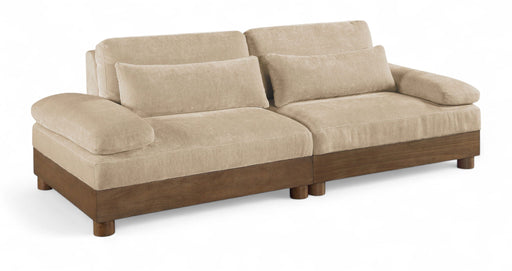 Turin 95.5" Chenille Fabric Upholstered 2pc. Modular Loveseat