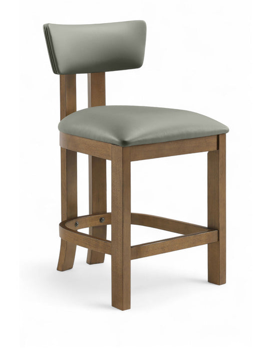 Lavrin Vegan Leather Upholstered Counter Stool