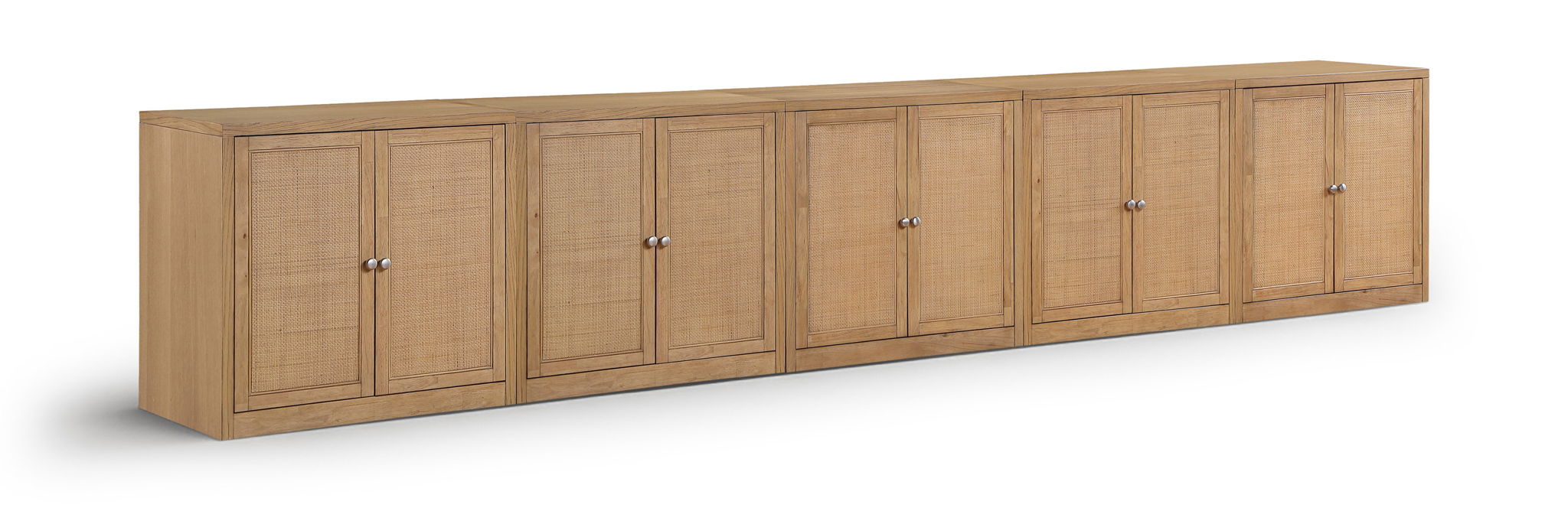 Vero Cane, Solid Wood And Oak Veneer 5pc. Sideboard/Buffet