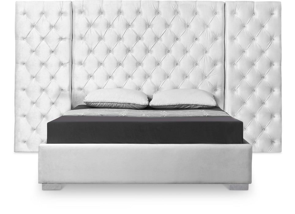 Grande Velvet Upholstered Bed
