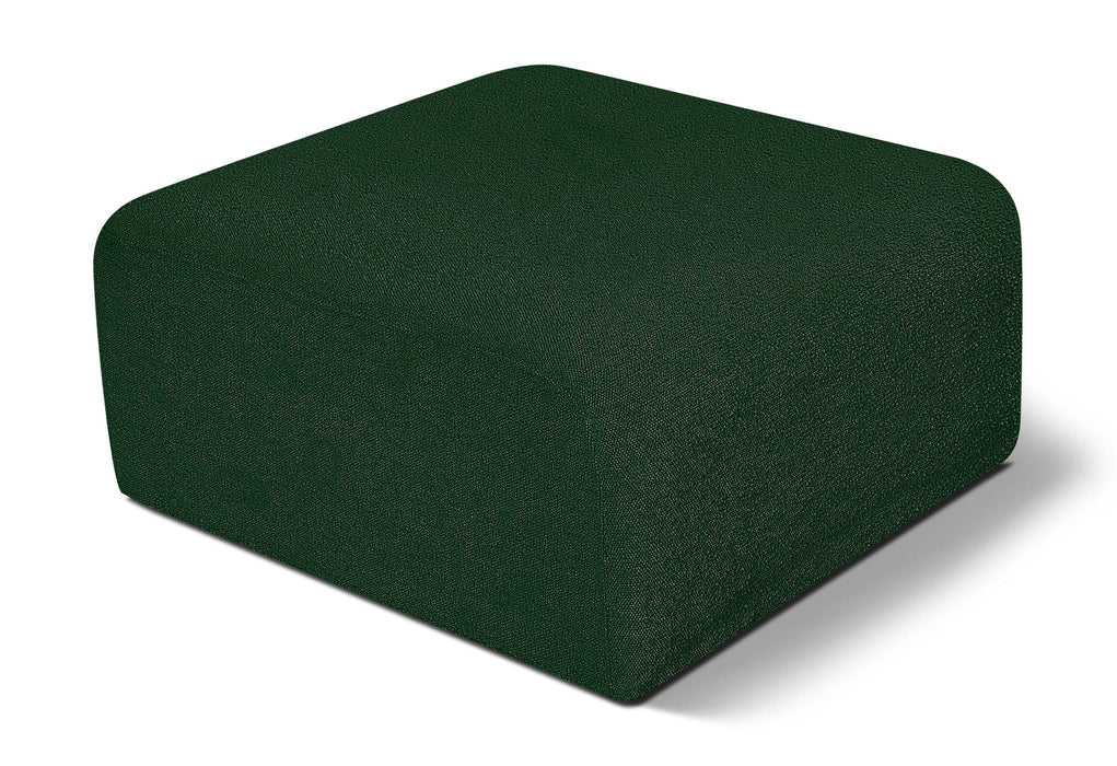 Arc Boucle Fabric Upholstered Modular Ottoman