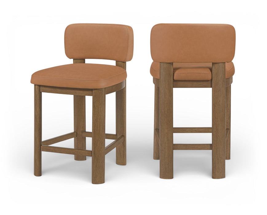 Paloma Vegan Leather Upholstered Counter Stool