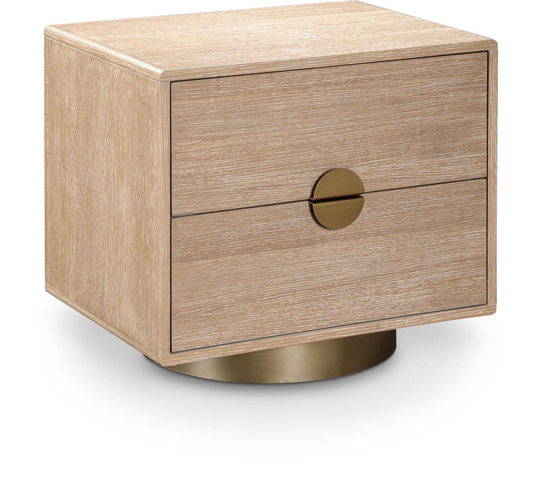 Wade 26" Oak Veneer Nightstand / Side Table