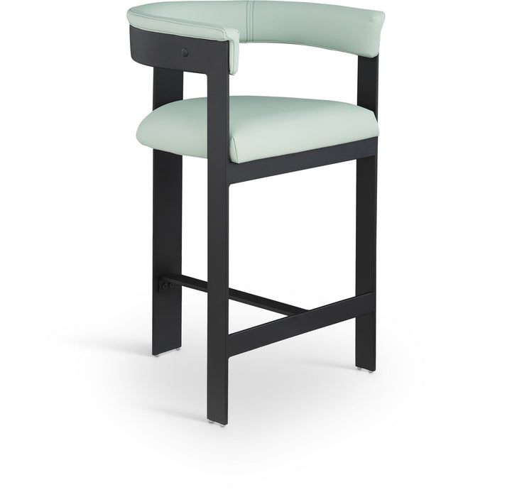Romeo Vegan Leather Upholstered Counter Stool