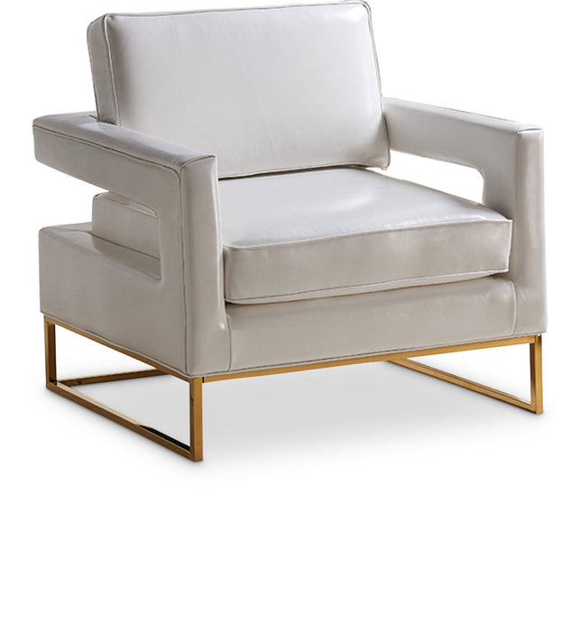 Amelia Vegan Leather Upholstered Accent Chair