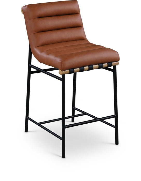 Burke Boucle Fabric Upholstered Counter Stool